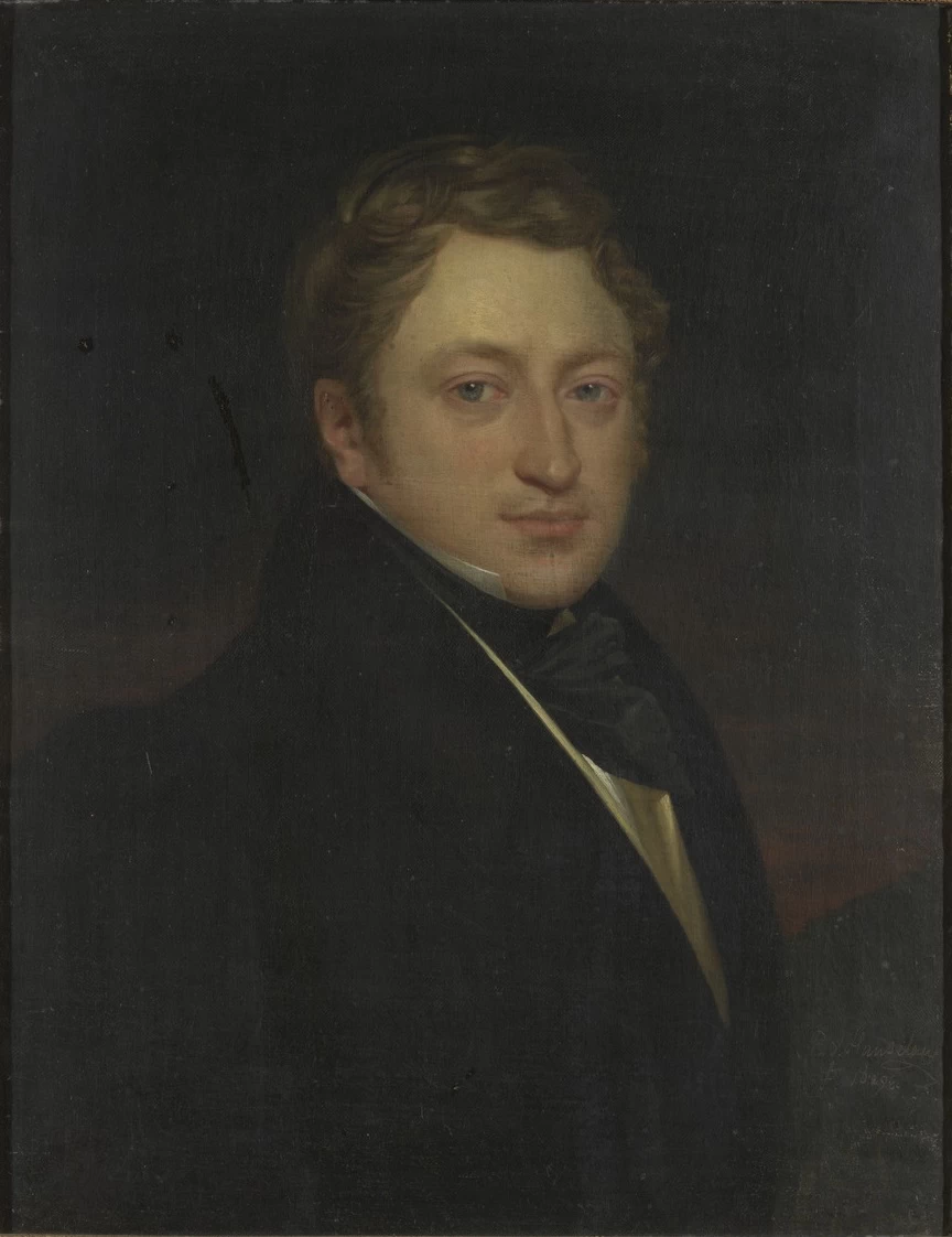 Pierre Van Hanselaere - Ritratto di un uomo, Cultural Heritage Agency of the Netherlands Art Collection
